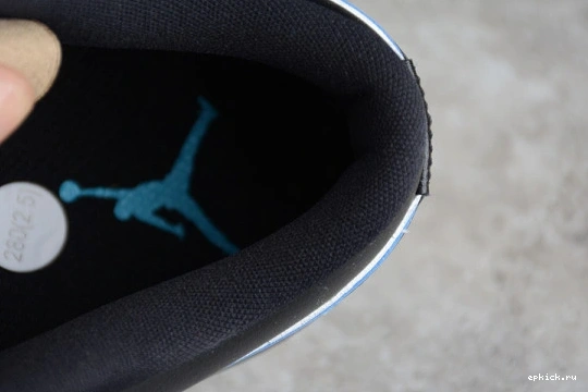 Cheap EP Black White 1 Low Blue DC0774-041  University Jordan DC0774-041 (W) 1227